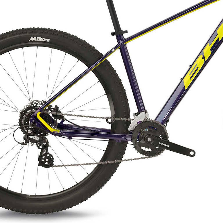 Bicicleta de Montaña 29" Aluminio Bh Spike 2.0 Azul-Amarillo-Negro