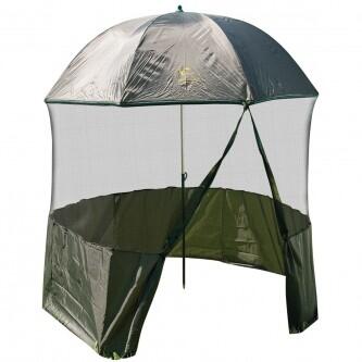 Umbrela cort/Shelter Baracuda U2, diametru 220 cm, husa transport, cuie ancorare