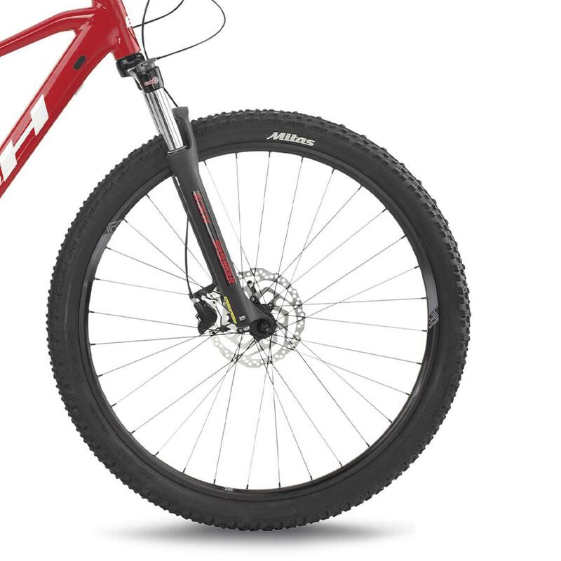 Bicicleta de Montaña 29" Aluminio Bh Spike 2.5 Rojo-Blanco