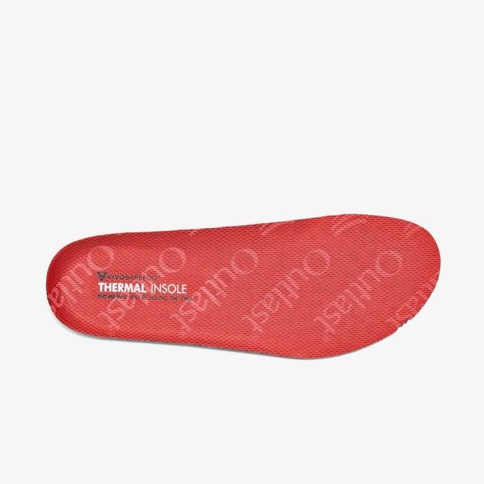 Vivobarefoot Plantilla Térmica - Mujer - Rojo