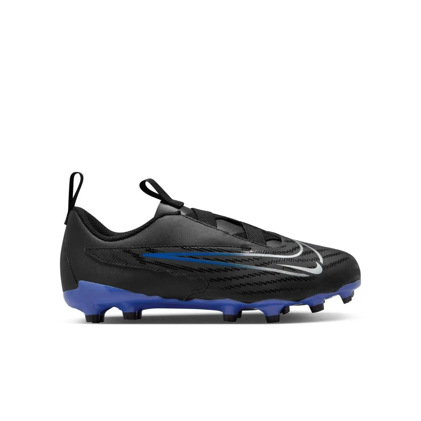 Buty piłkarskie Nike Junior Phantom GX Academy FG/MG - czarne/niebieskie 2/7