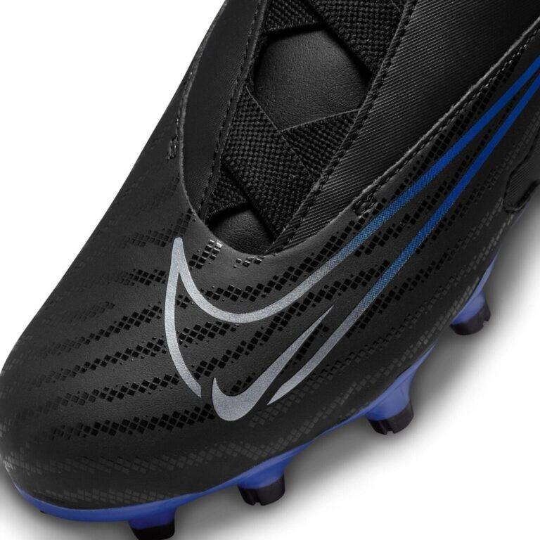 Scarpe calcio nike ragazzo jr phantom gx academy fg/mg- nero/blu