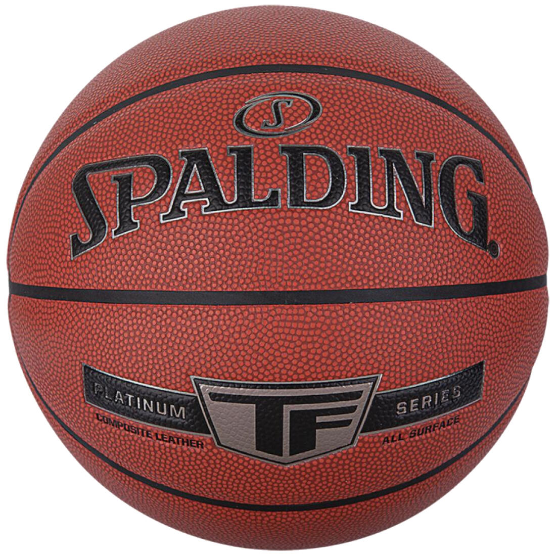 Spalding - Ballon De Basket Platinum Tf Ball - Ballon De Basket - Orange - 7 - Decathlon