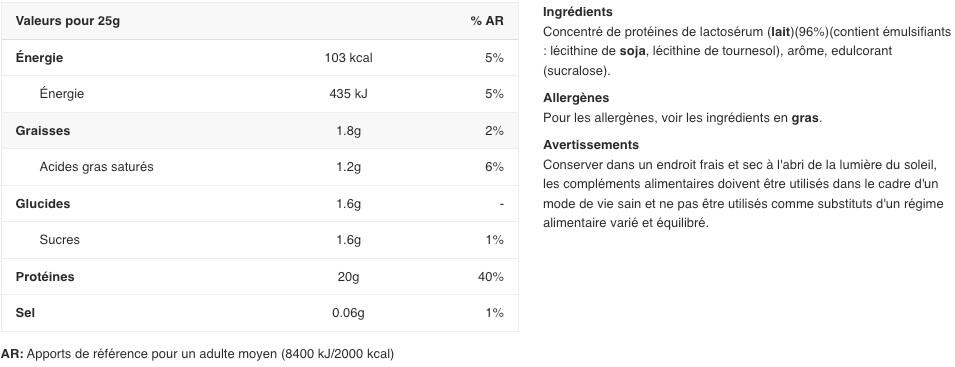 Concentrato di siero di latte - Impact Whey Protein - Vaniglia 1000g 2/4