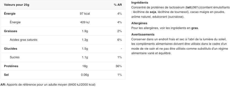 Concentrato di siero di latte - Impact Whey Protein - Cioccolato Naturale 1000g 2/4