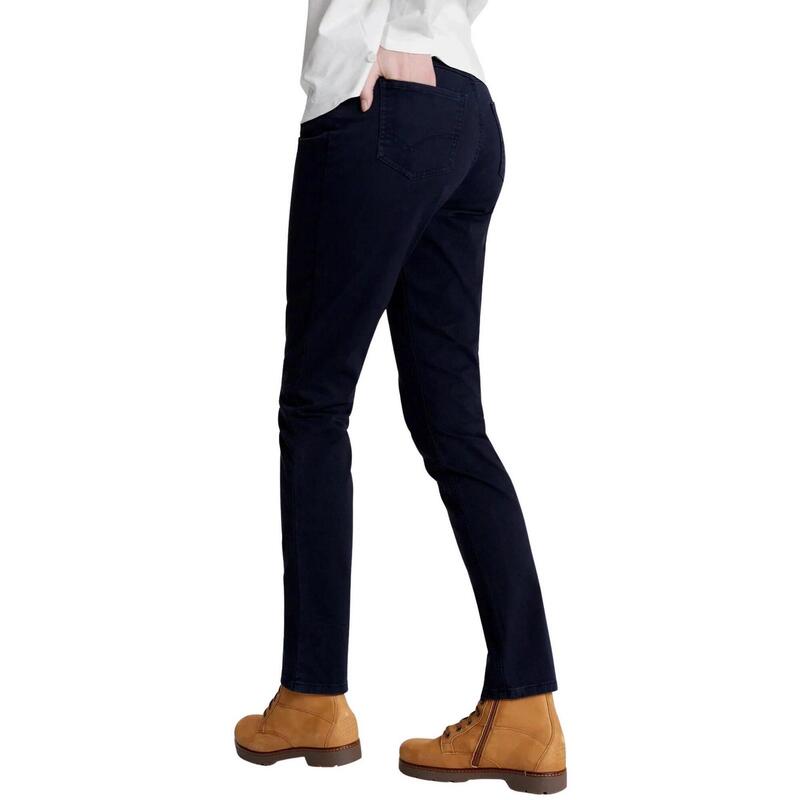 Pantaloni de strada Pixiepoc - albastru inchis femei