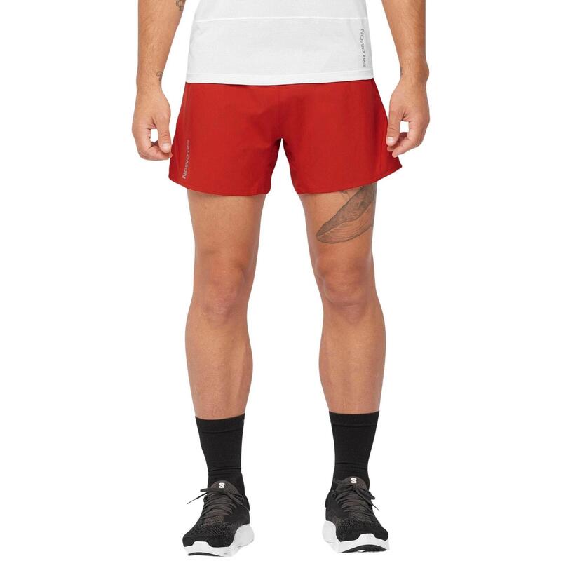 Cross 5'' Shorts M férfi sport rövidnadrág - piros