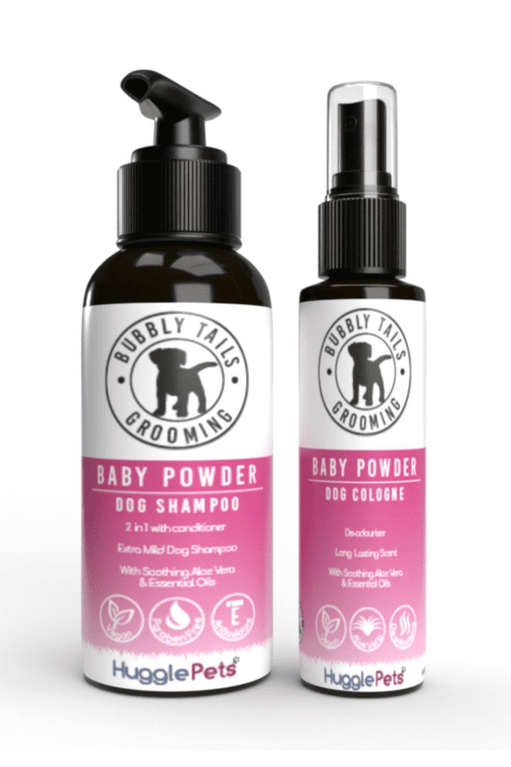 HUGGLEPETS HugglePets Bubbly Tails Baby Powder 2 in 1 Dog Shampoo & Deodorising Cologne Set