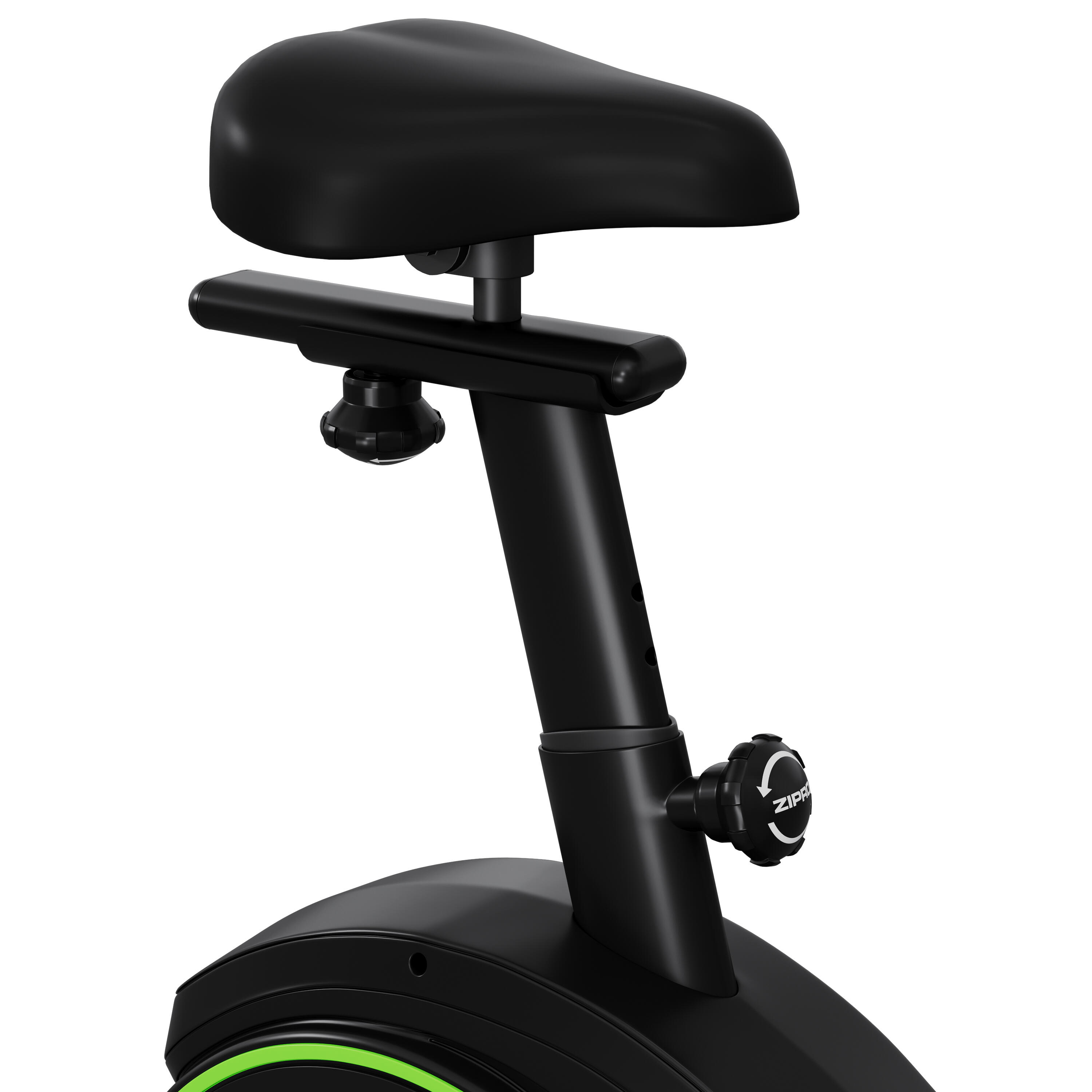 Velo d appartement electrique magnetique Zipro Rave White Zwift Kinomap ZIPRO Decathlon