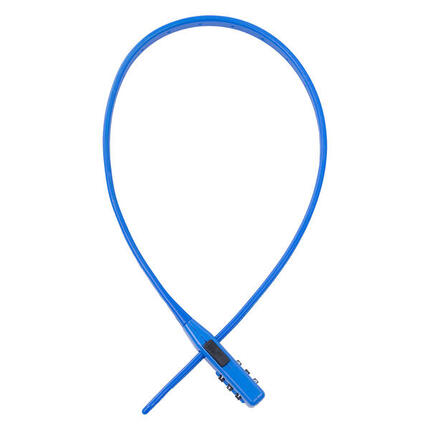 OXFORD cadenas câble Combi Zip Lock - 3 chiffres 47 cm bleu
