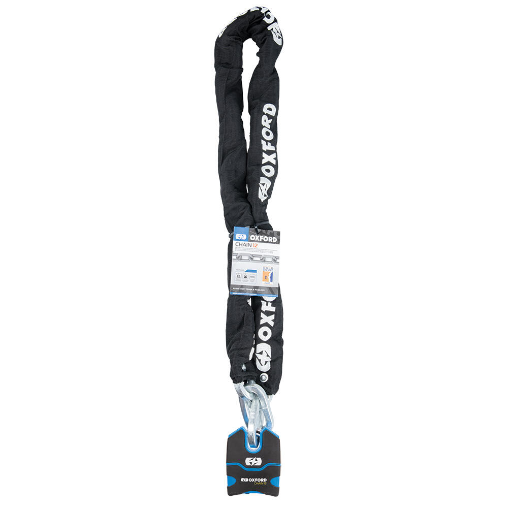 Oxford Chain 12 Chain & Padlock 12mm x 1.5m Bike Lock 7/7