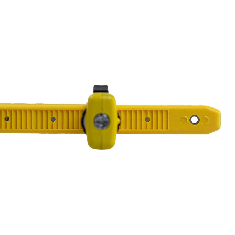 OXFORD candado de cable 47 cm amarillo - combinación 3 dígitos 4/6