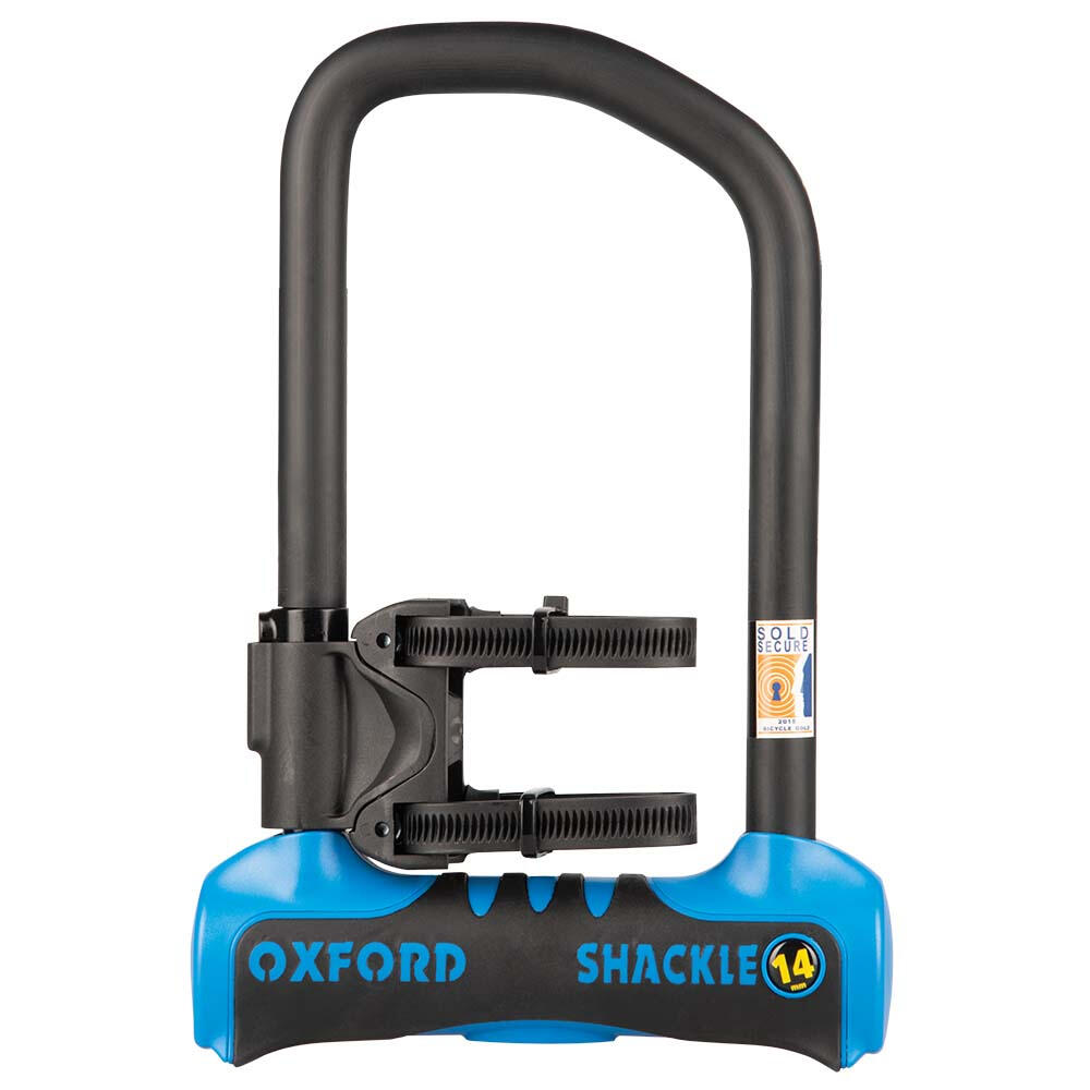 Oxford Shackle 14 Pro U-Lock 260mm x 177m+B2:B35m Bike Lock 1/2