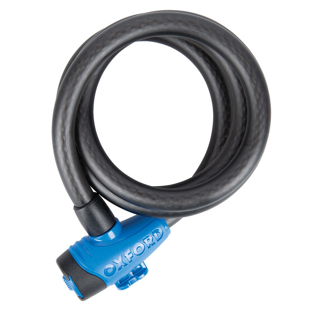 Oxford Cable 15 (Smoke) 15mm x 1500mm Bike Lock 1/6