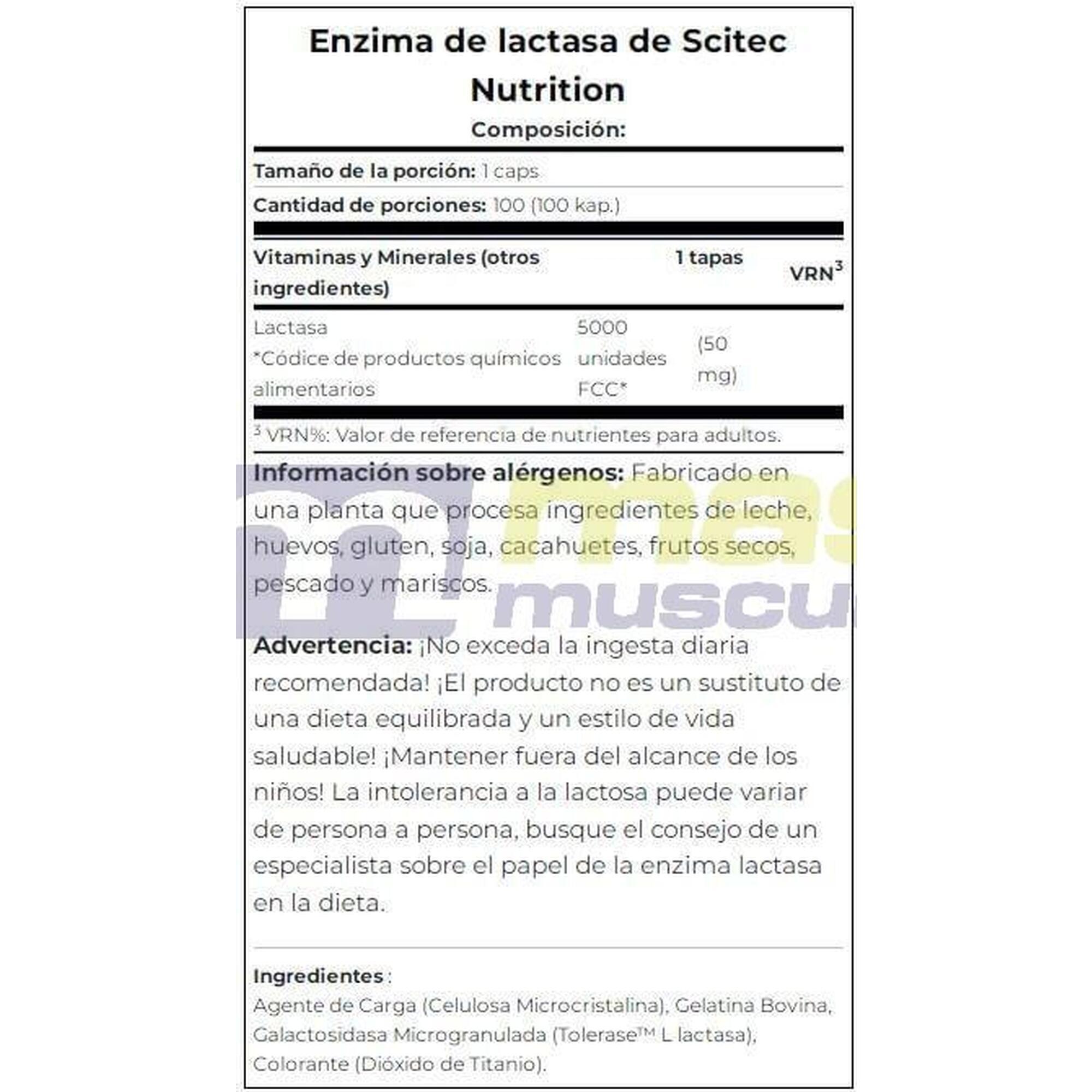 Lactase Enzyme