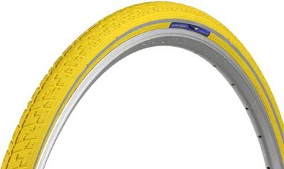 Buitenband 28 x 1 ½" / 40-635 no puncture - geel + reflectie