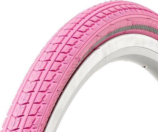 Buitenband 28 x 2.00" / 50-622 anti-lek - roze met reflectie 2/3