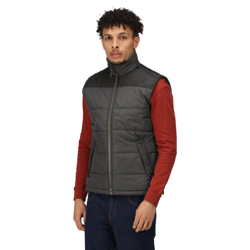 Heren Standout Altoona Geïsoleerd Bodywarmer Jasje (Afdichting Grijs/Zwart)