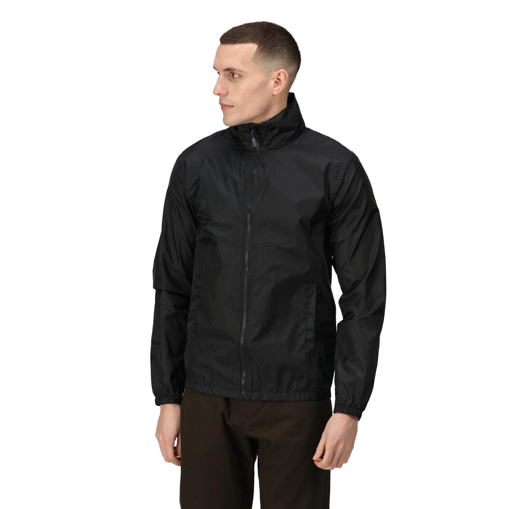 Mens Asset Shell Lightweight Jacket (Black) 3/5