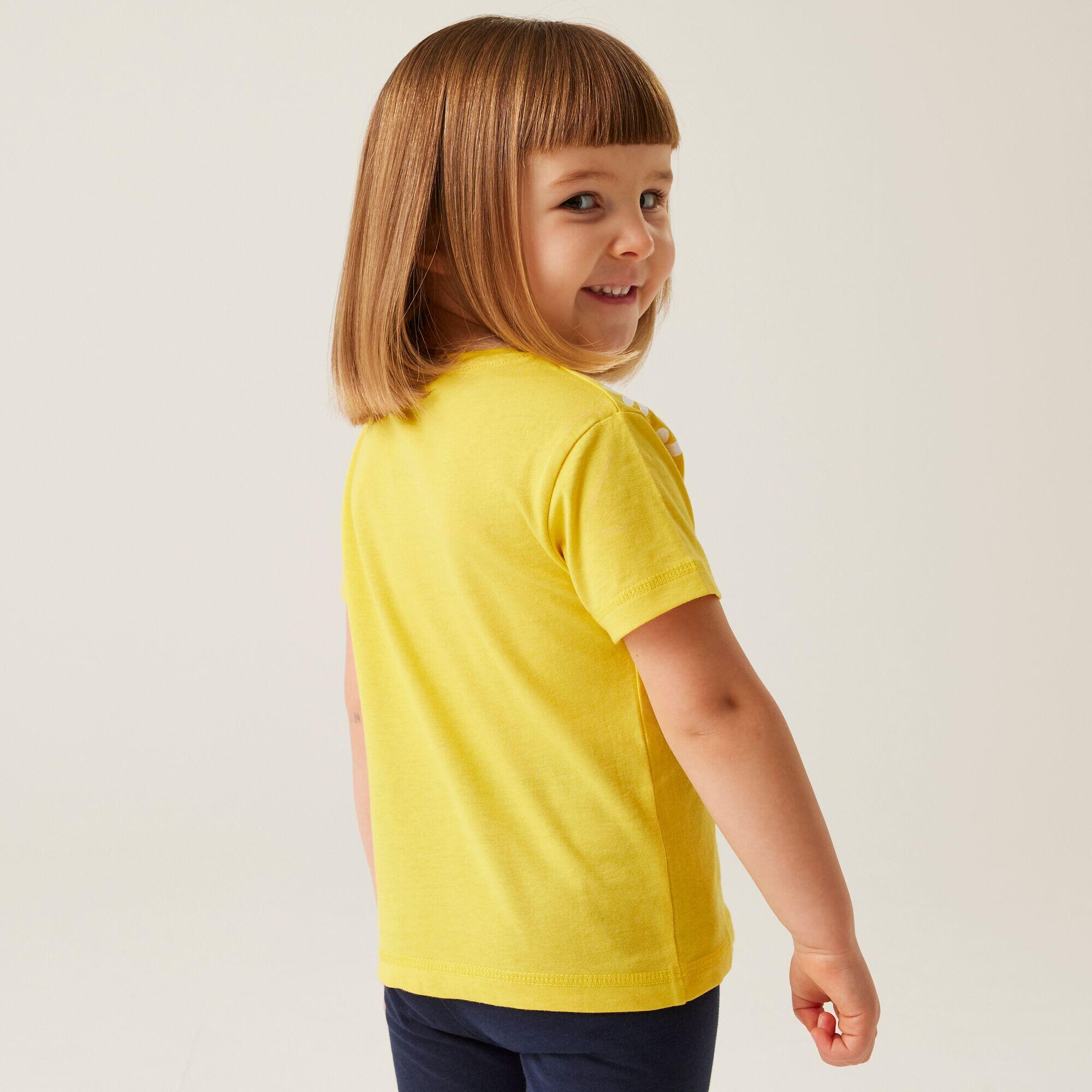 Peppa Pig Kids Walking Short Sleeve T-Shirt - Yellow 2/5