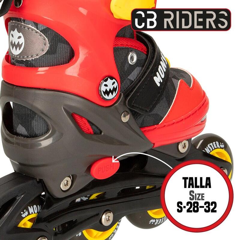 Patines en línea monster CB Riders