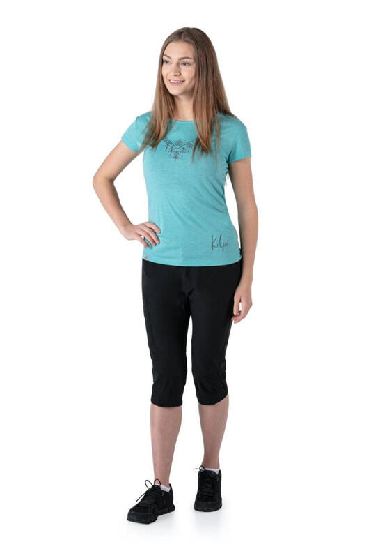 Pantalón de outdoor 3/4 OTARA-W mujer KILPI negro 3/6