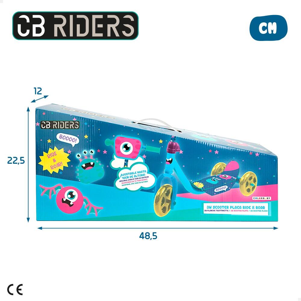 Trotinete 3 rodas de monstro c/altura ajustável CB Riders 7/7