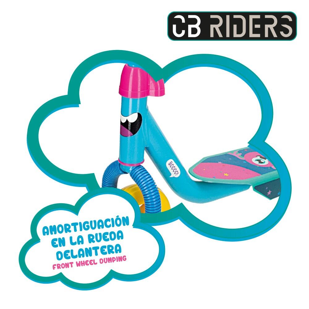 Trotinete 3 rodas de monstro c/altura ajustável CB Riders 3/7