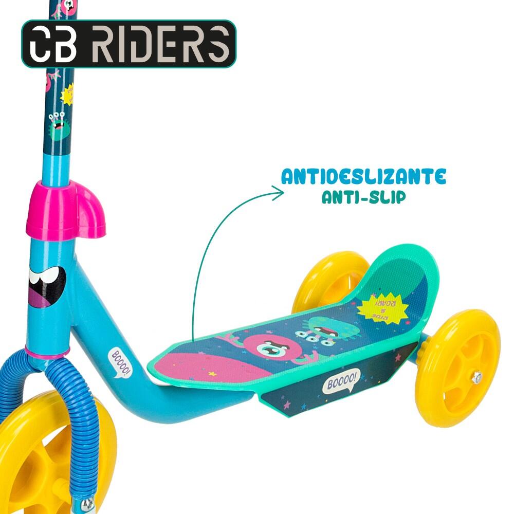 Trotinete 3 rodas de monstro c/altura ajustável CB Riders 6/7