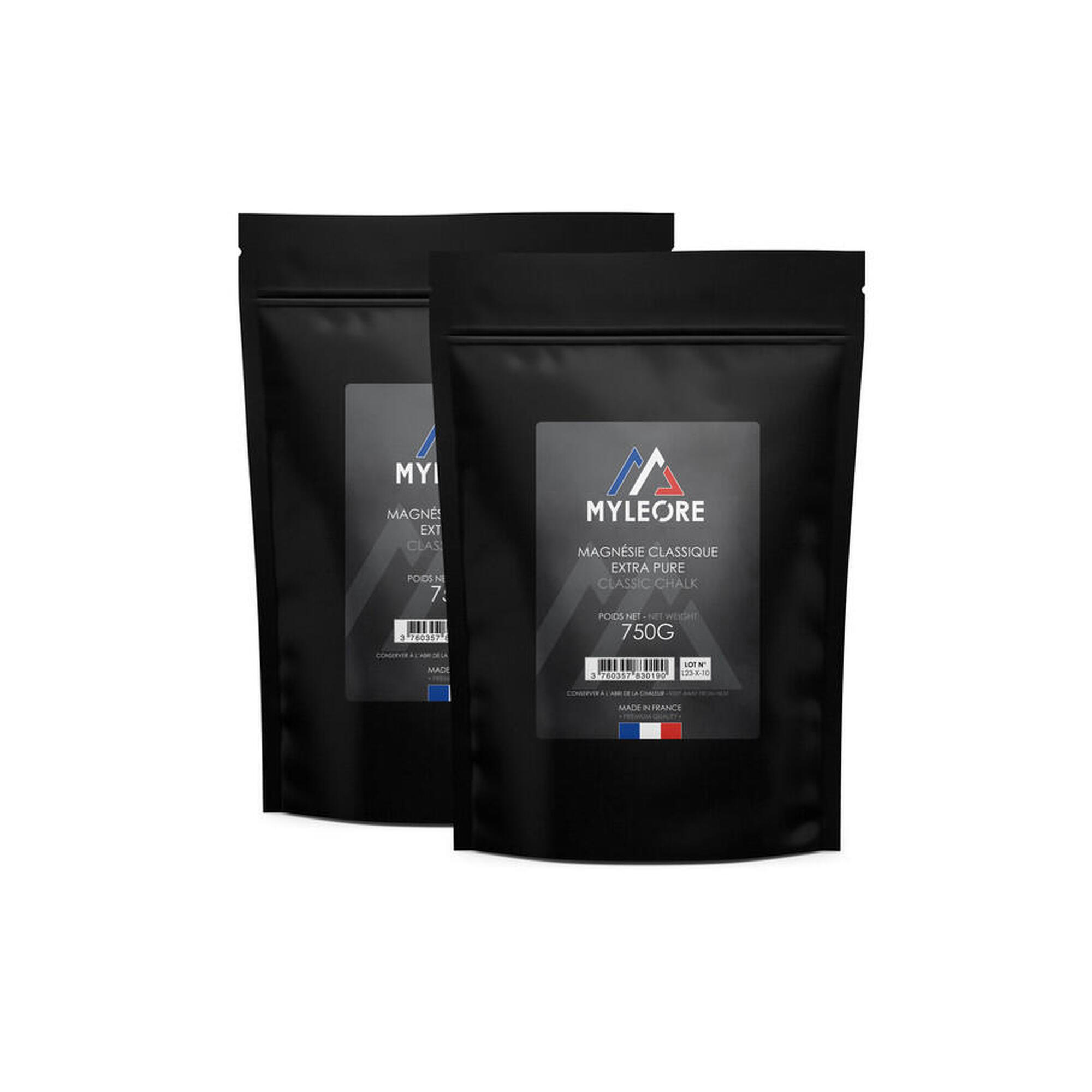 Pack de 2 pochons - Magnésie classique - 2 x 750g