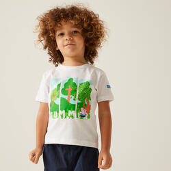 Peppa Pig T-shirt de marche à manches courtes pour enfant - Blanc