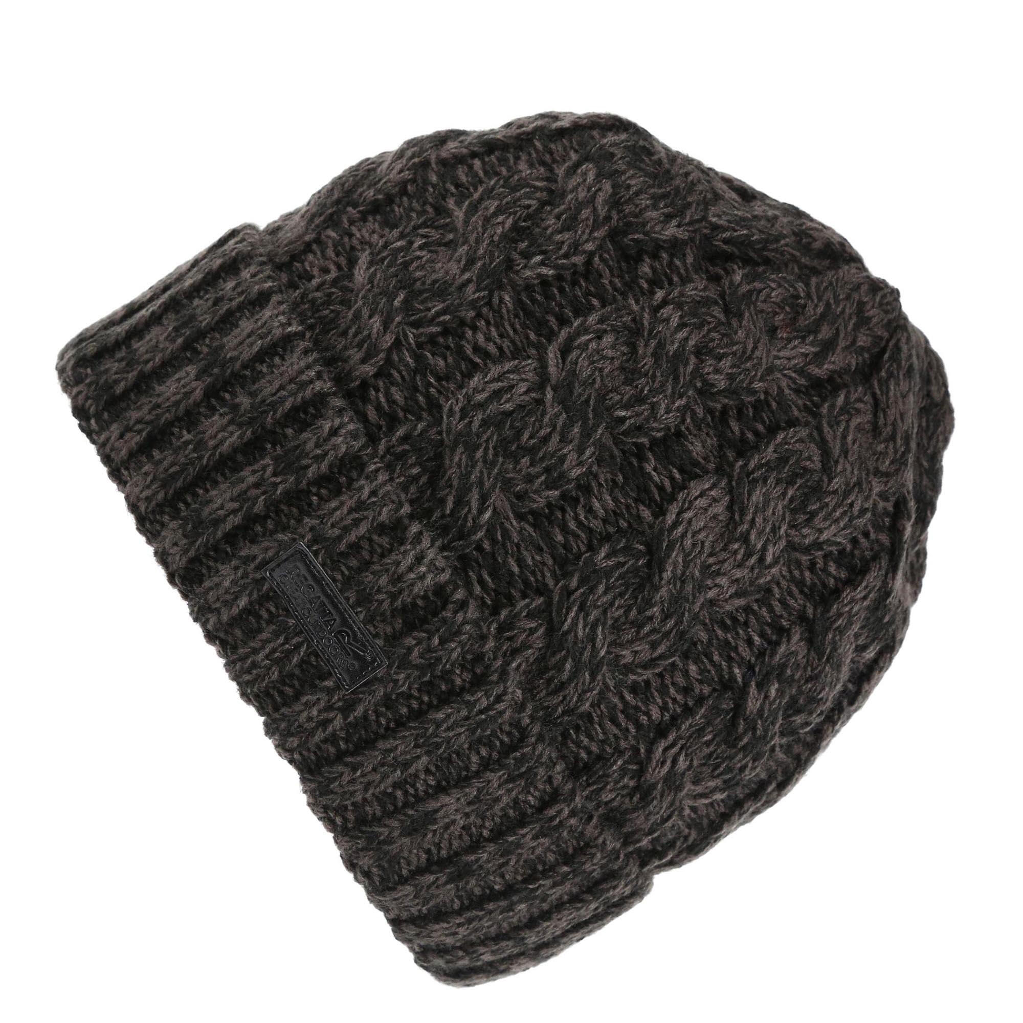 Mens Harrell III Winter Hat (Black) 3/4