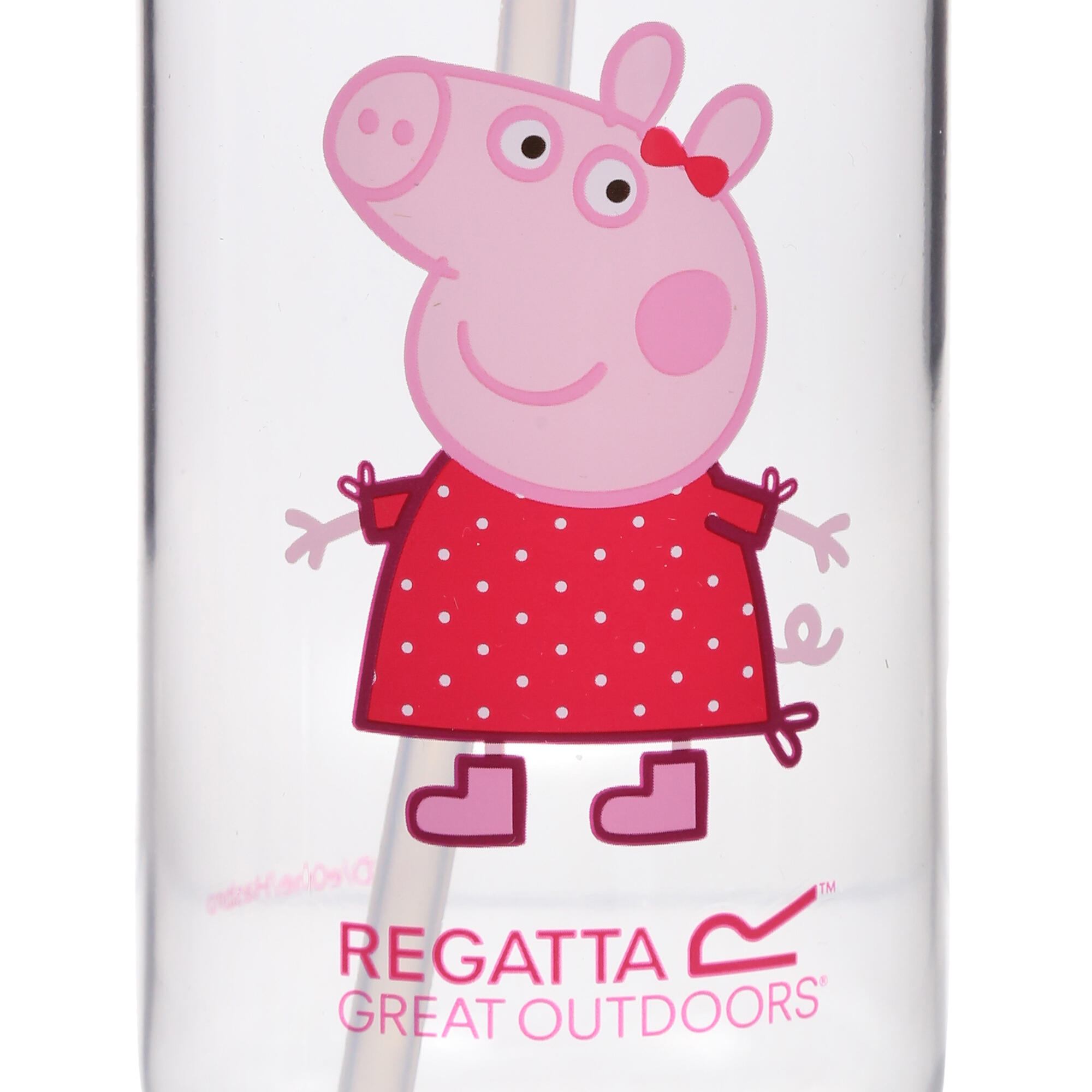 Childrens/Kids Logo Peppa Pig Tritan Water Bottle (Bright Blush) 2/4