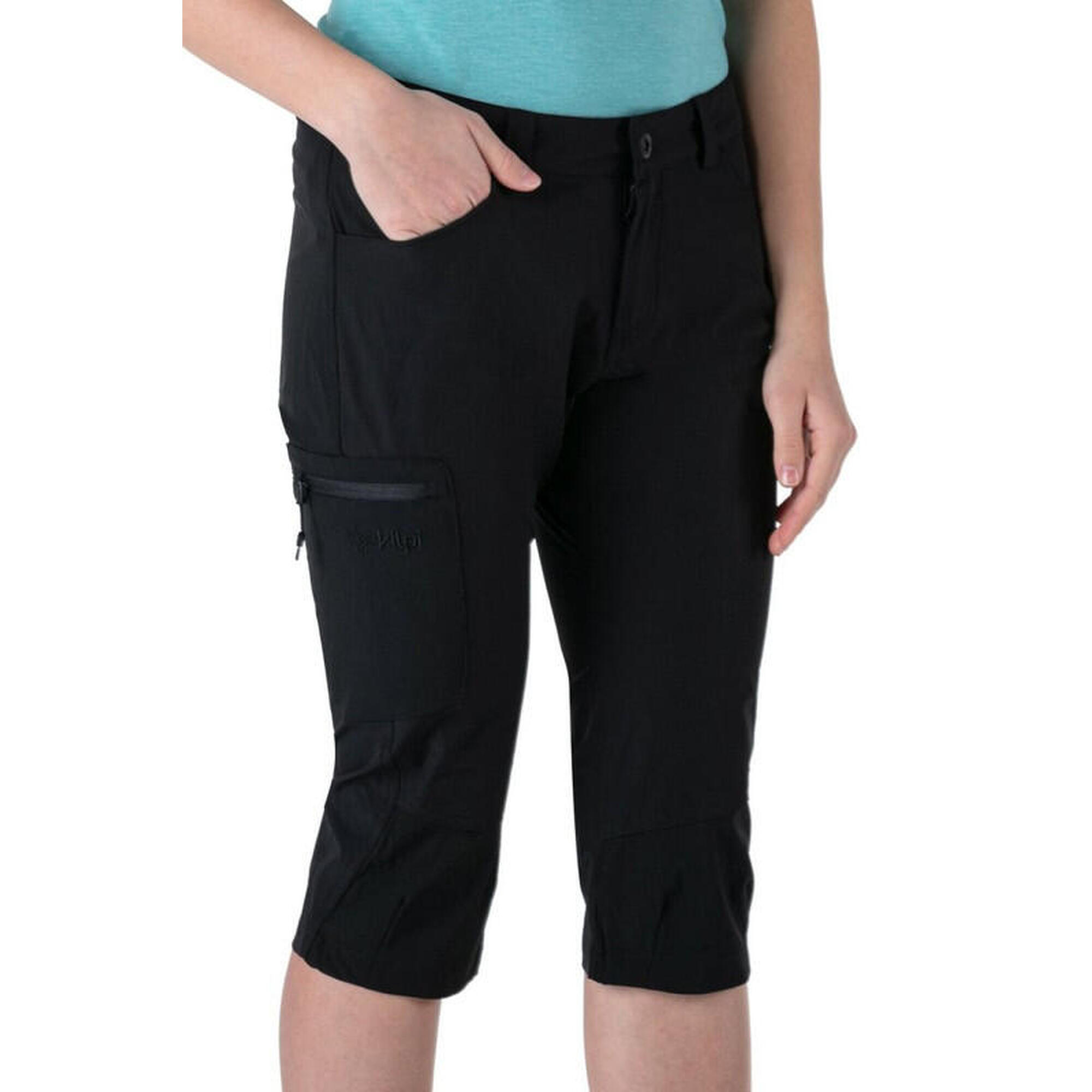 Pantalón de outdoor 3/4 OTARA-W mujer KILPI negro