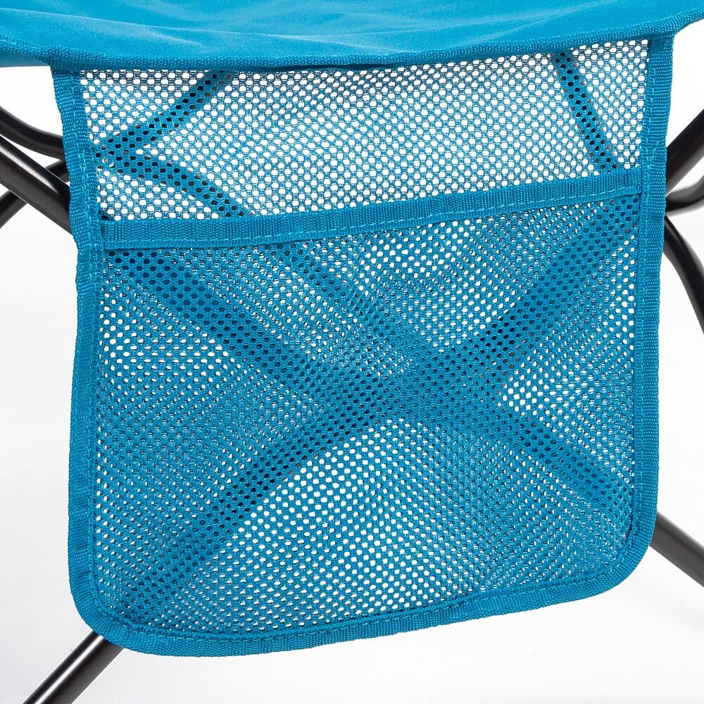 Cama de campismo dobrável azul marinho c/almofada Aktive 6/7