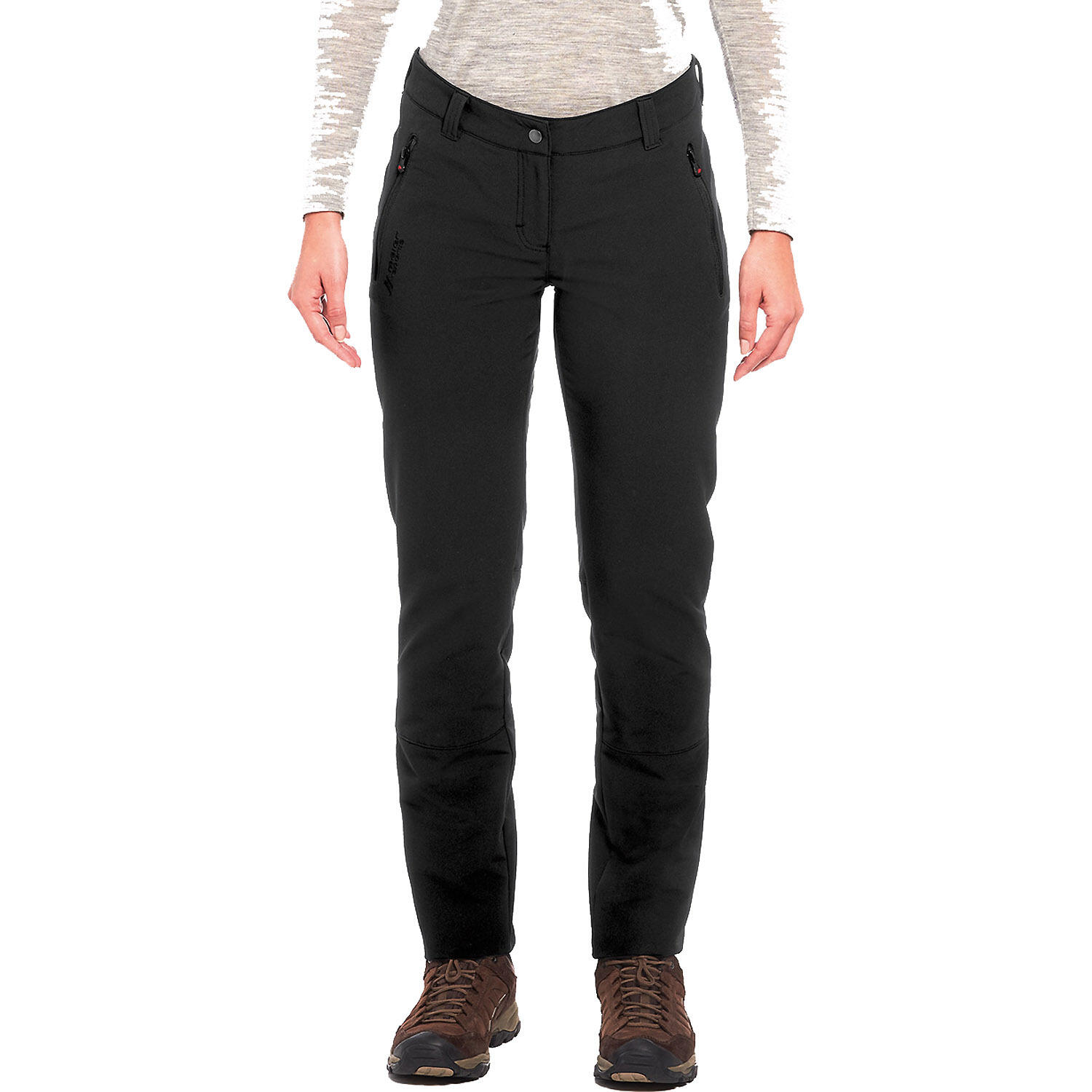 Pantalon doublé pour femmes Noir 5/7