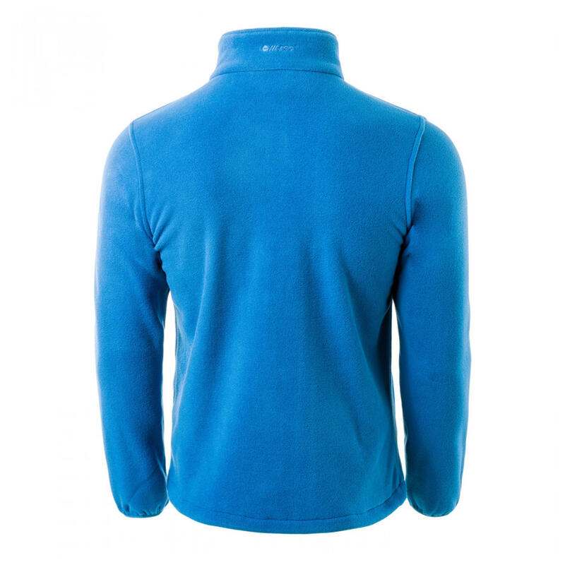 Giacca In Pile Logo Uomo Hi-Tec Henis Blu Acceso