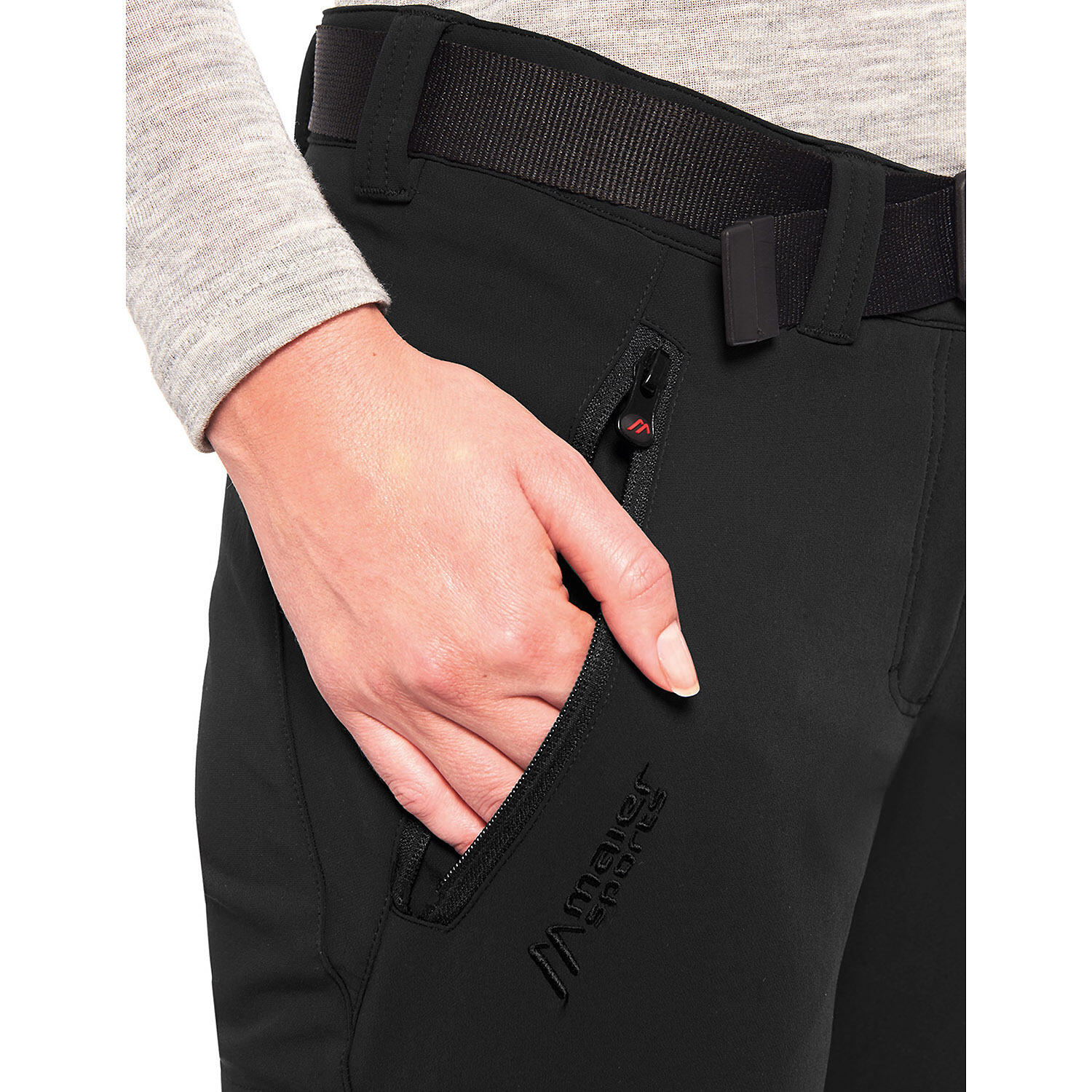Pantaloni da trekking da donna Maier Sports Lana 6/7