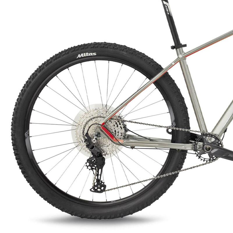 Bicicleta de Montaña 29" Aluminio Bh Spike 3.0 Gris- Negro-Rojo