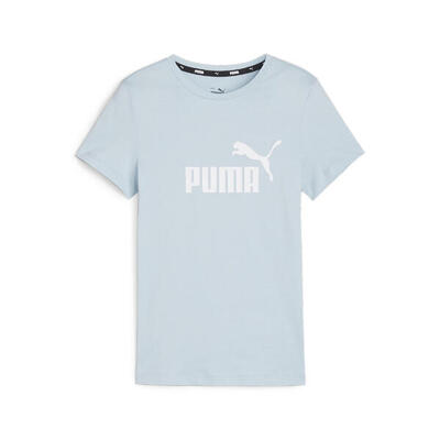 Essentials t-shirt met logo jongeren puma garnet rose pink