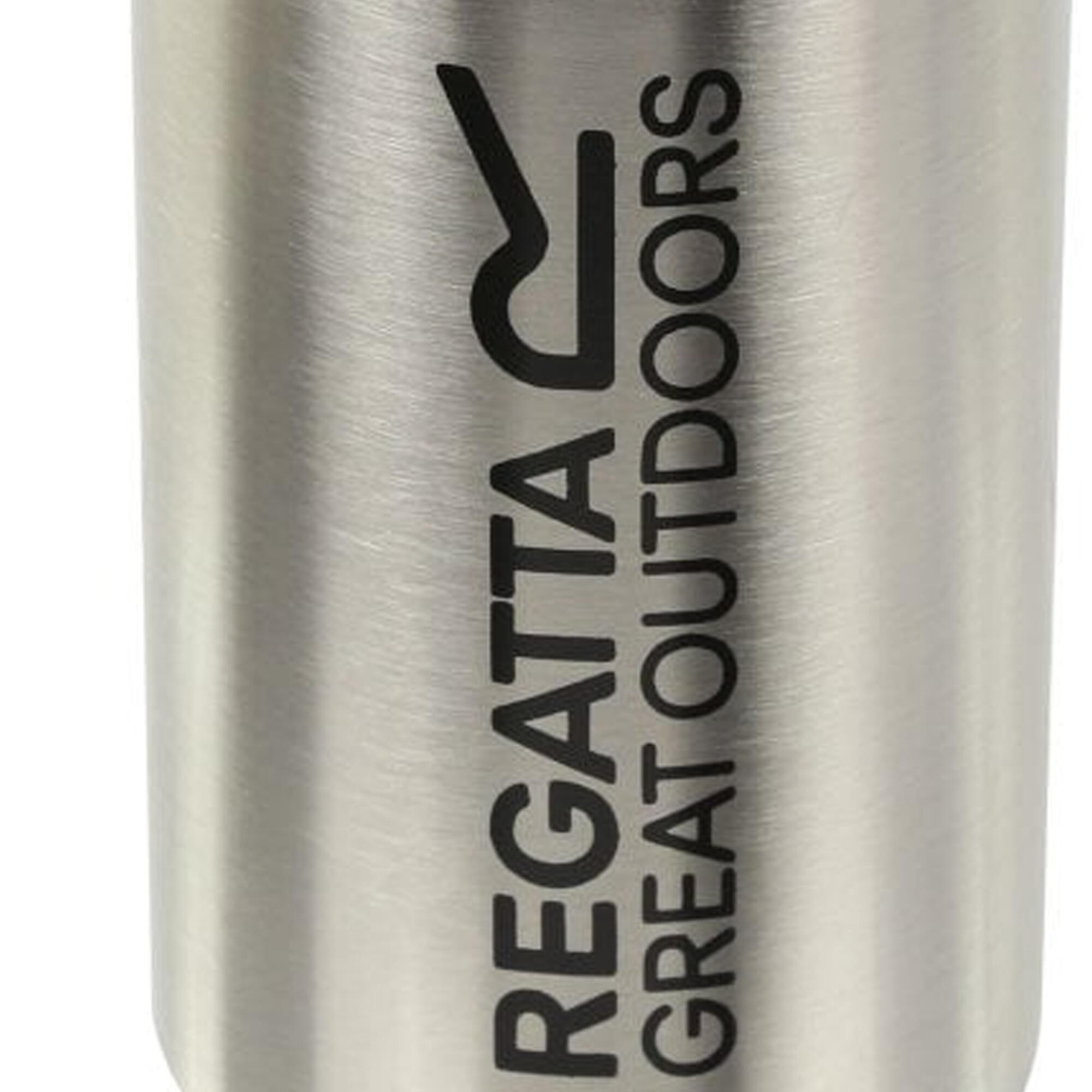 Aluminium Flasche Damen und Herren Silber 2/3