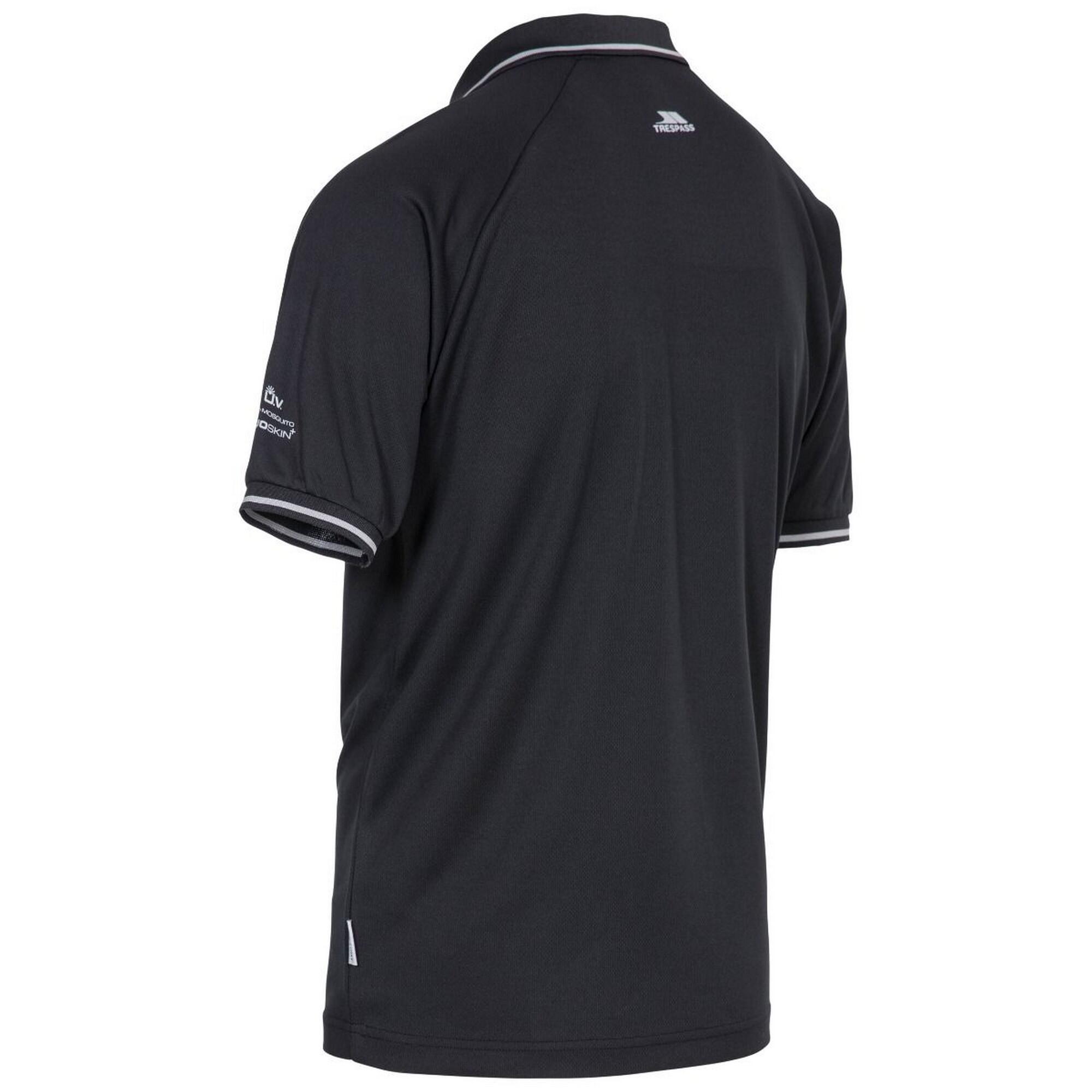 BONNINGTON Men's Polo Shirt (Black/Grey)