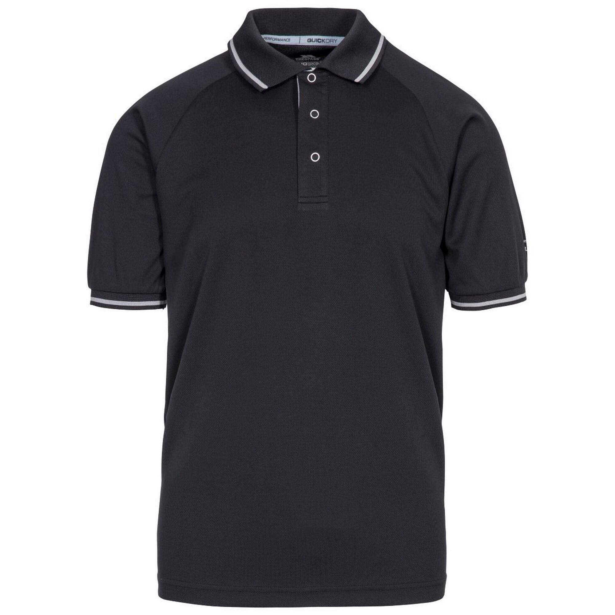 BONNINGTON Men's Polo Shirt (Black/Grey)