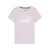 Camiseta Essentials Logo Niño PUMA Grape Mist Purple