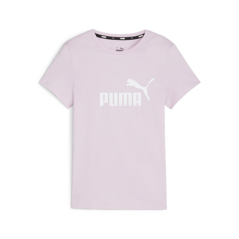 Camiseta Essentials Logo Niño PUMA Grape Mist Purple