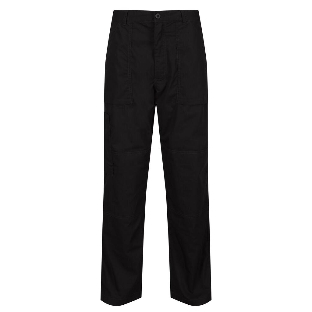 Mens Sports New Lined Action Trousers (Black)