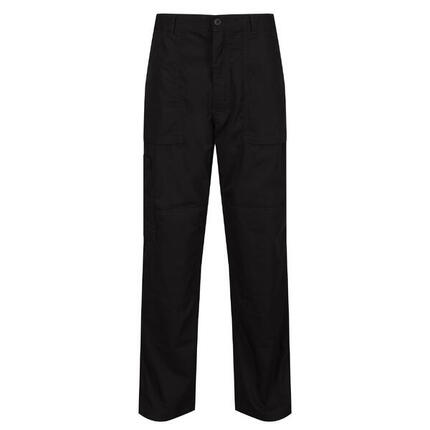 Mens Sports Nouveau Pantalon D'action Doublé (Noir)