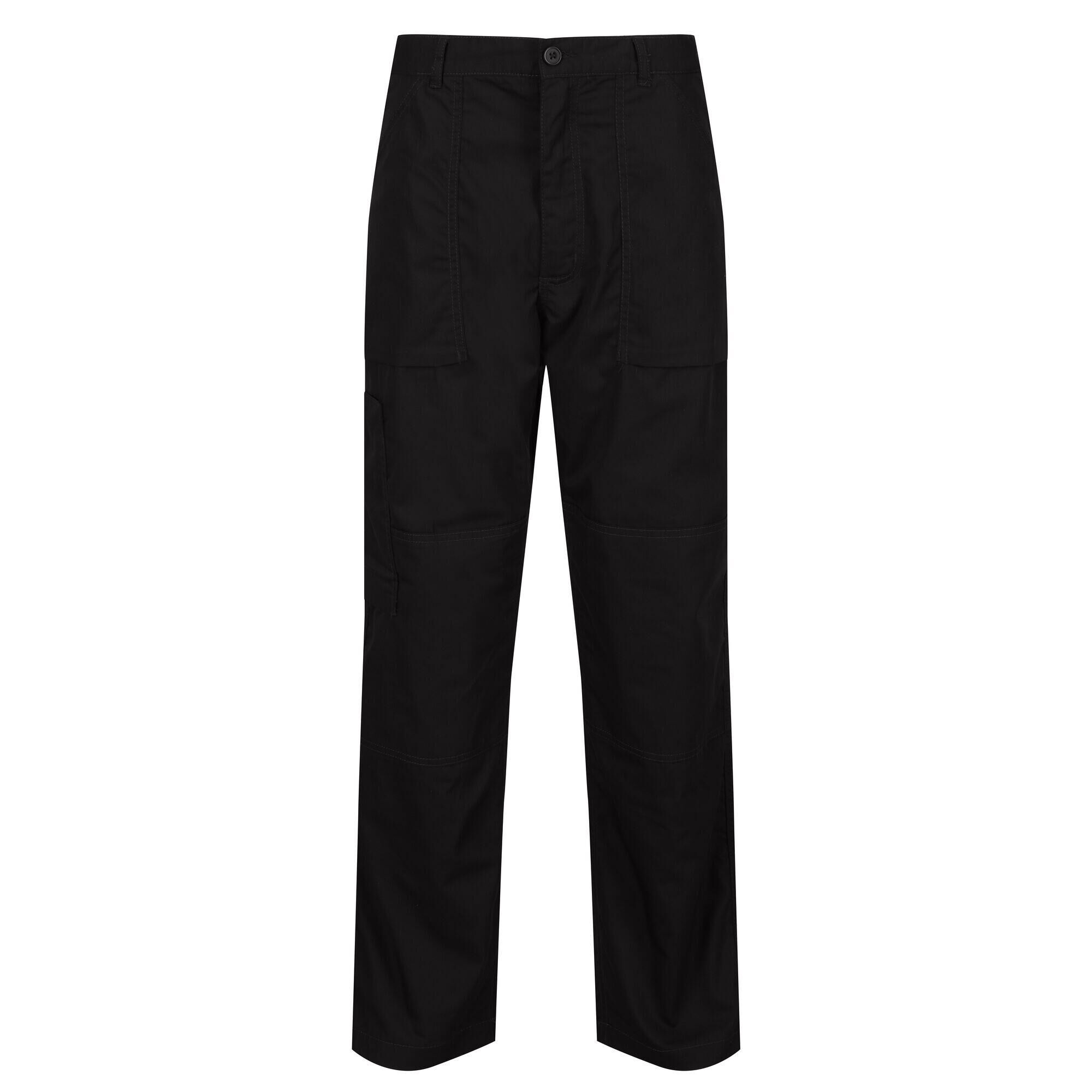 REGATTA Mens Sports New Lined Action Trousers (Black)