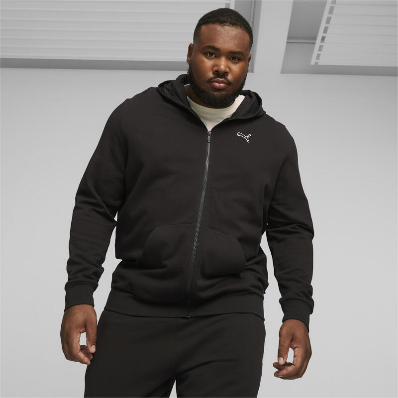 Better Essentials hoodie met rits voor heren PUMA Black