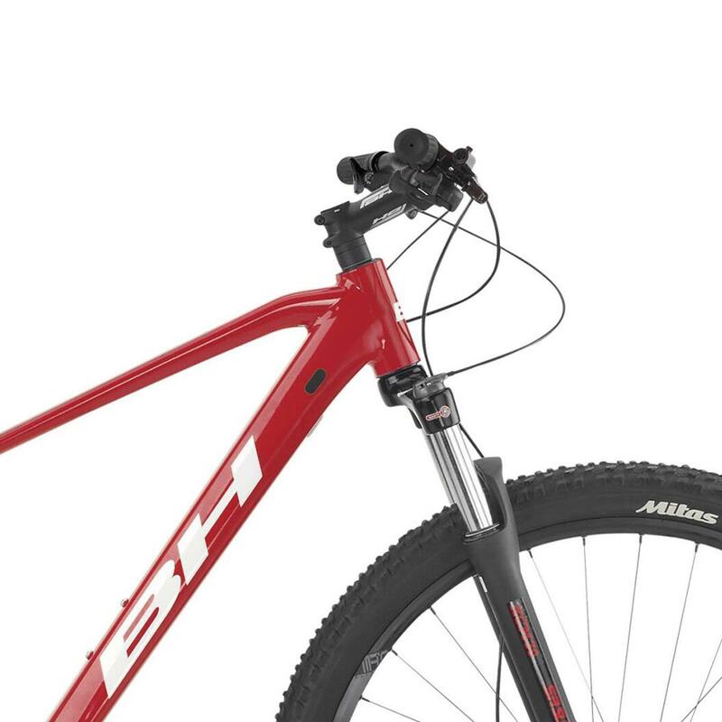 Bicicleta de Montaña 29" Aluminio Bh Spike 2.5 Rojo-Blanco